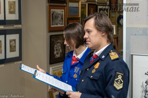 Открытие выставки работ  художника-иллюстратора Евгении Ивановны Стерлиговой _DSC5865